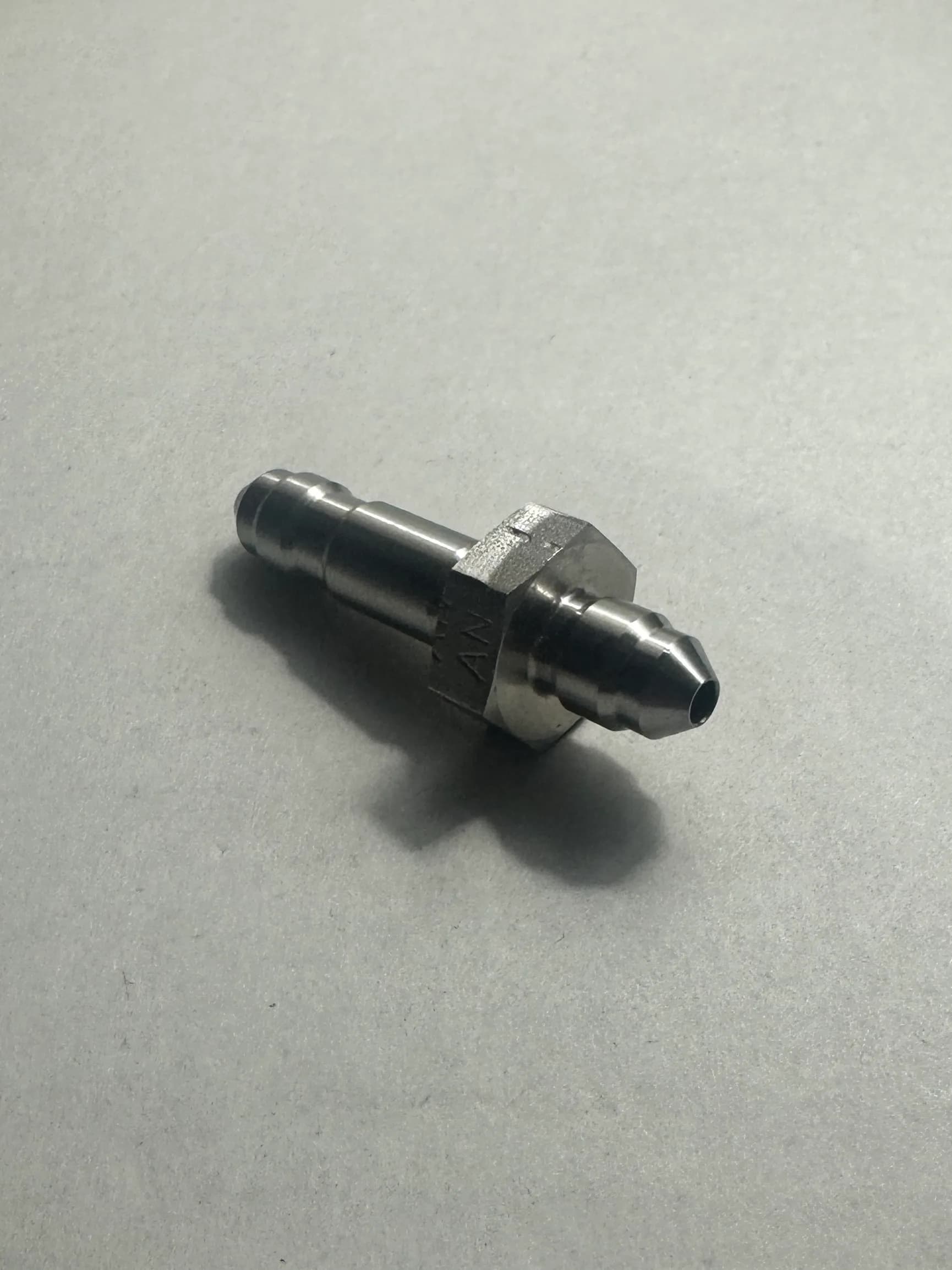 12L14 free-machining steel precision turned threaded fitting