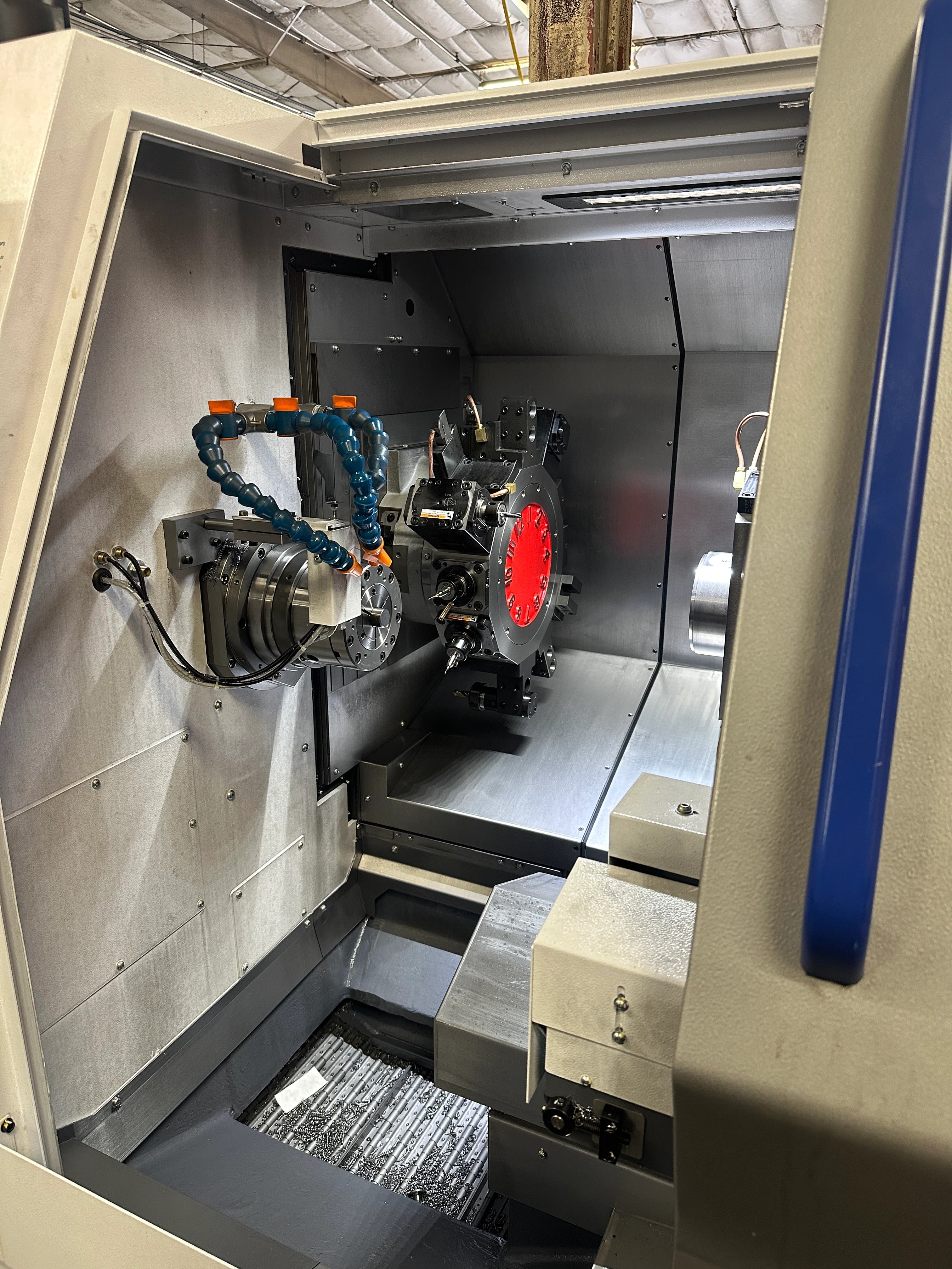 High-end CNC lathe at Kohler and Clark showing precision turning capability